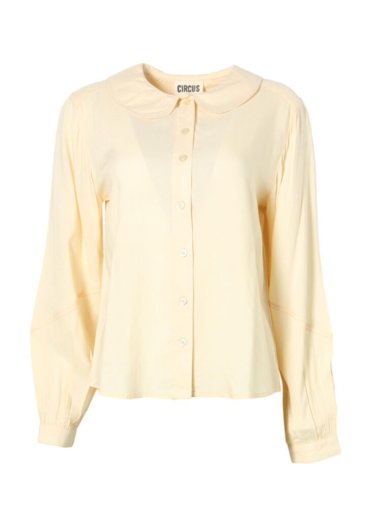Vintage bluza krem bijela od 100% Ecovero viskoze.