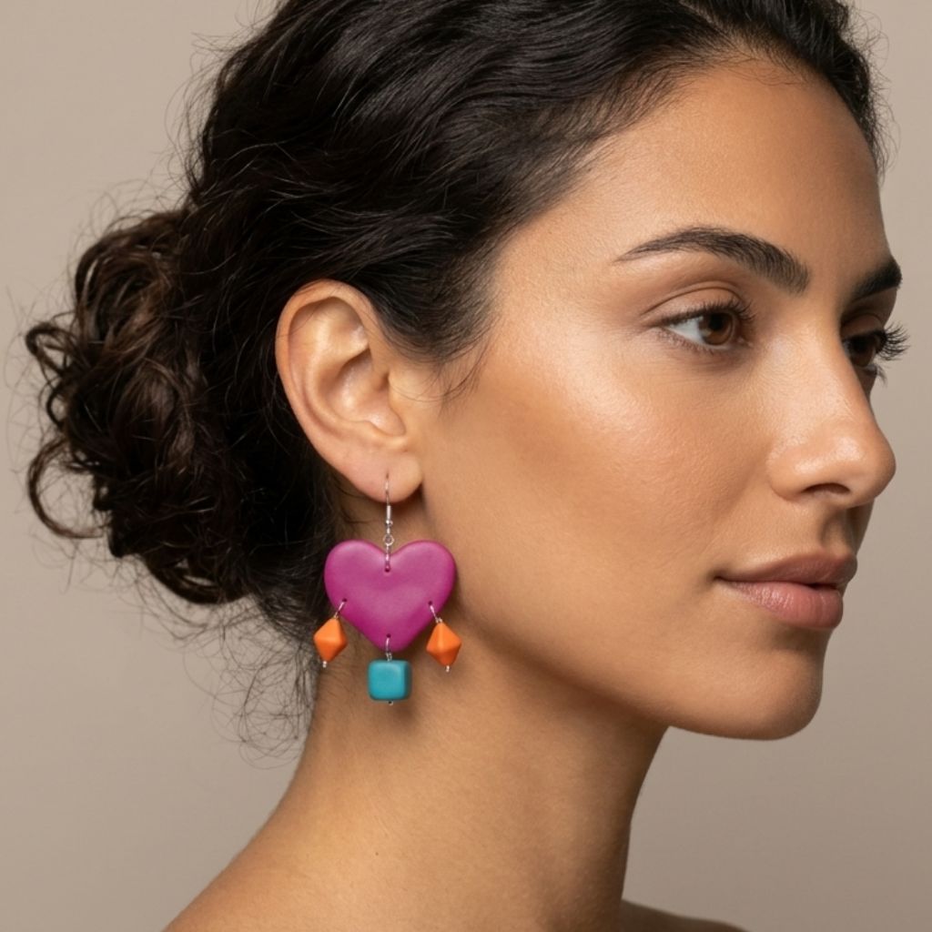 Earrings Heart - Histeria concept store