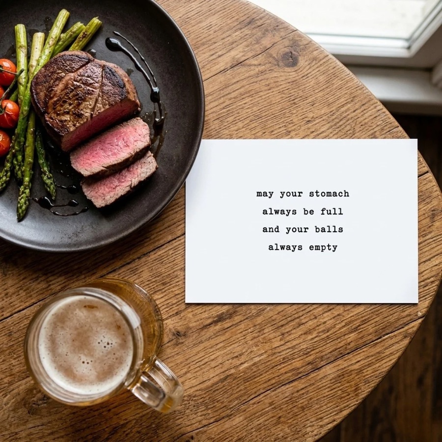 postcard-may-your-stomach-histeria-concept-store.jpg A playful Postcard May Your Stomach featuring a witty design, available at Histeria concept store.
